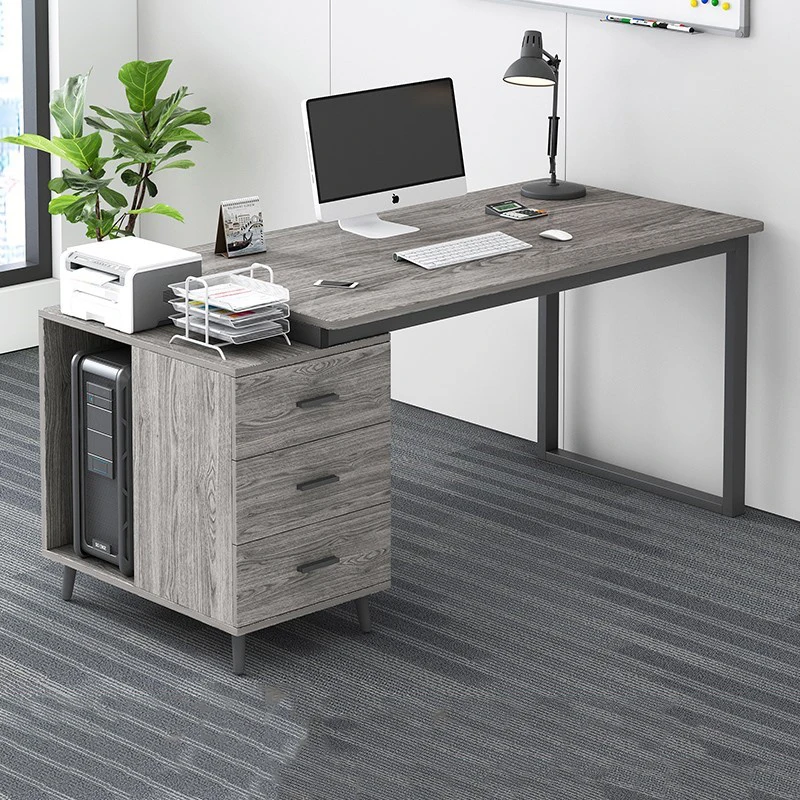 Minimalist Unique Office Desk White Modern Designer Luxury Computer Desks Drawers European Mesa Escritorio Office Furnitures