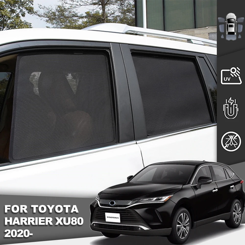 

For Toyota HARRIER XU80 Venza 2021-2024 Car Sunshade Visor Front Windshield Curtain Rear Side Baby Window Sun Shade Shield