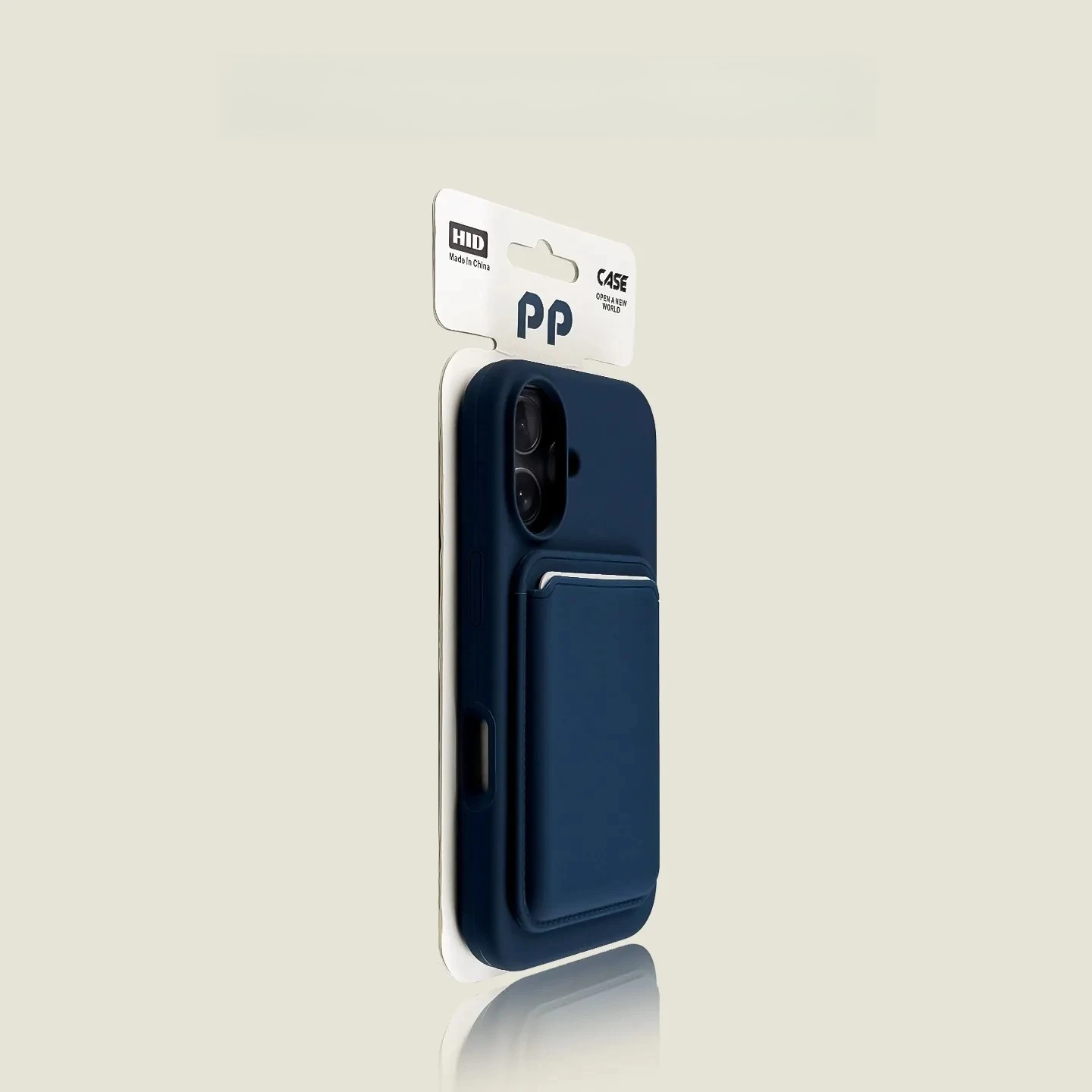 Magnetic Liquid Silicone Wallet Phone Case with Card Holder