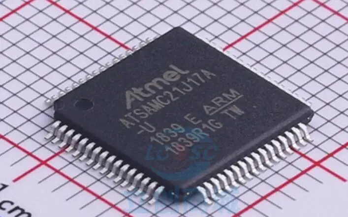 

free shipping ATSAMC21J17A-AUT 10pcs