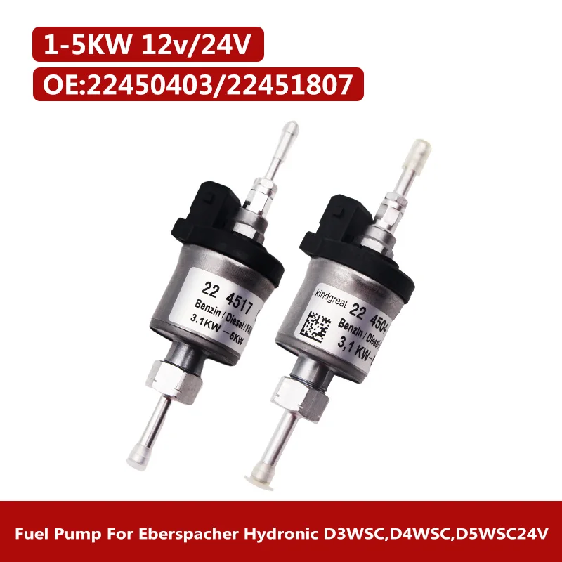 12V/24V 3.1-5KW Fuel Dosing Pump 22451807 22450403 For Eberspacher Hydronic D3WSC,D4WSC,D5WSC