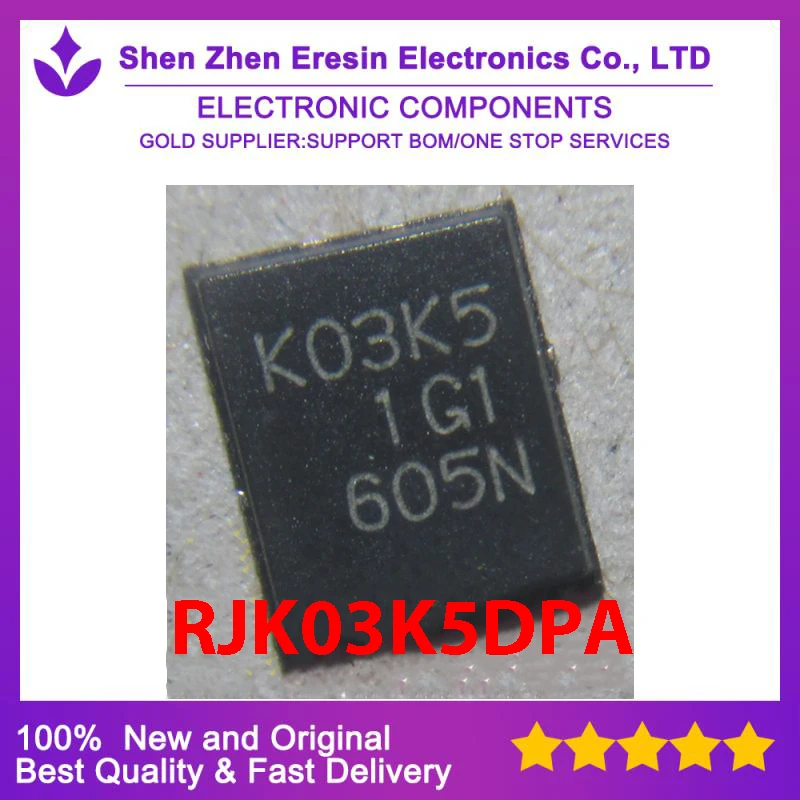 

Free shipping 10PCS/LOT RJK03K5DPA QFN8 New and original