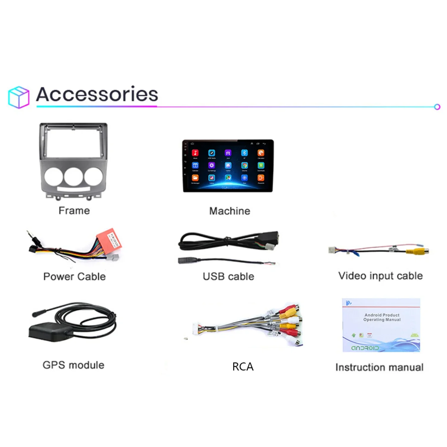 ȵ̵ ڵ  ī÷,  5 2005-2010 ڵ  Ƽ̵ GPS Ʈ, 2din DVD ÷̾ , ׺̼   