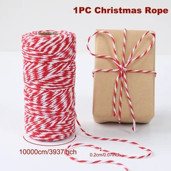 Festive Christmas Twine for Holiday Gift Wrapping & Home Decoration (2)