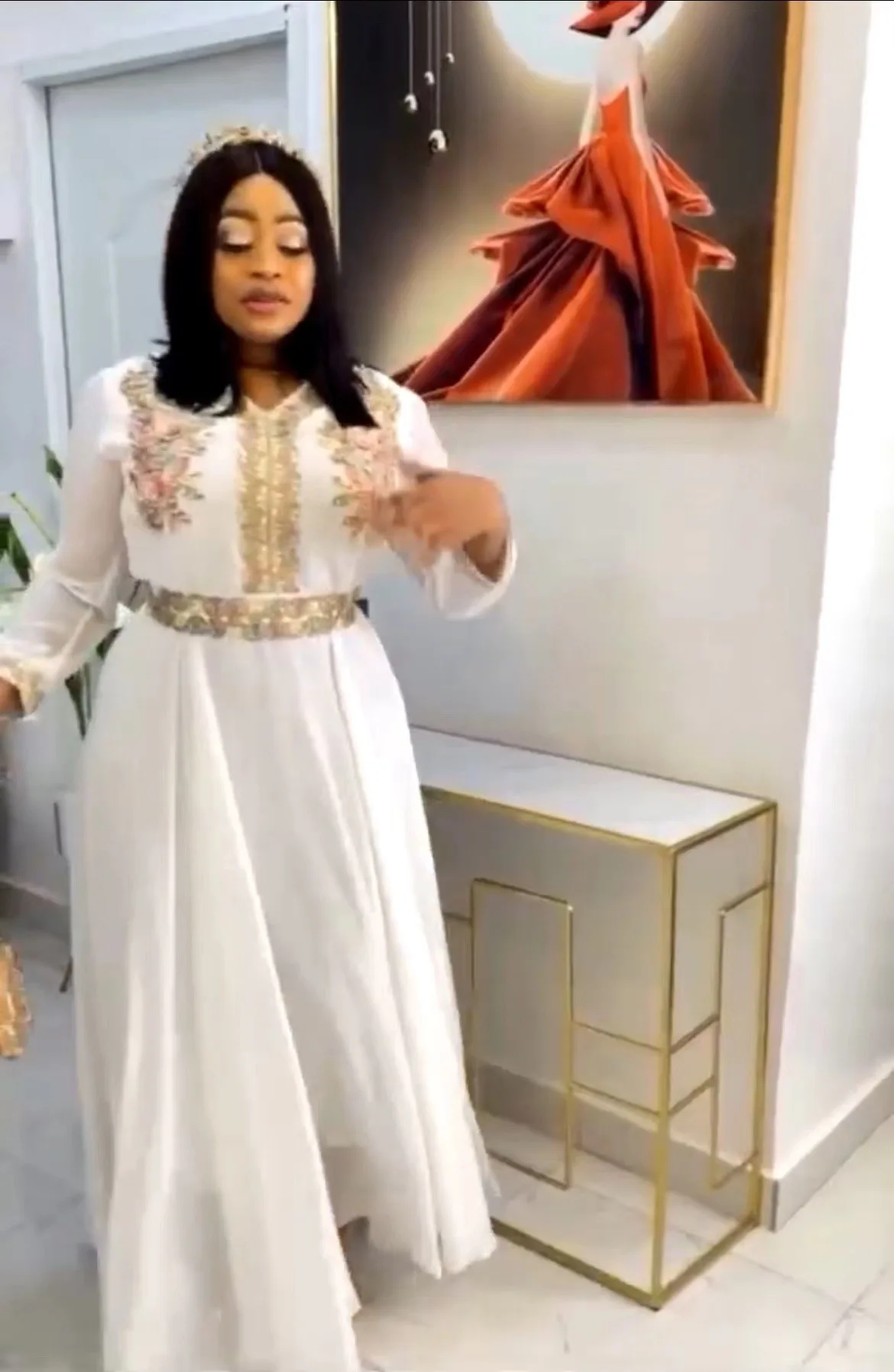 

XL-4XL African Jumpsuit for Women Summer Fashion African Women Long Sleeve White Plus Size Long Jumpsuit African Clothes Women