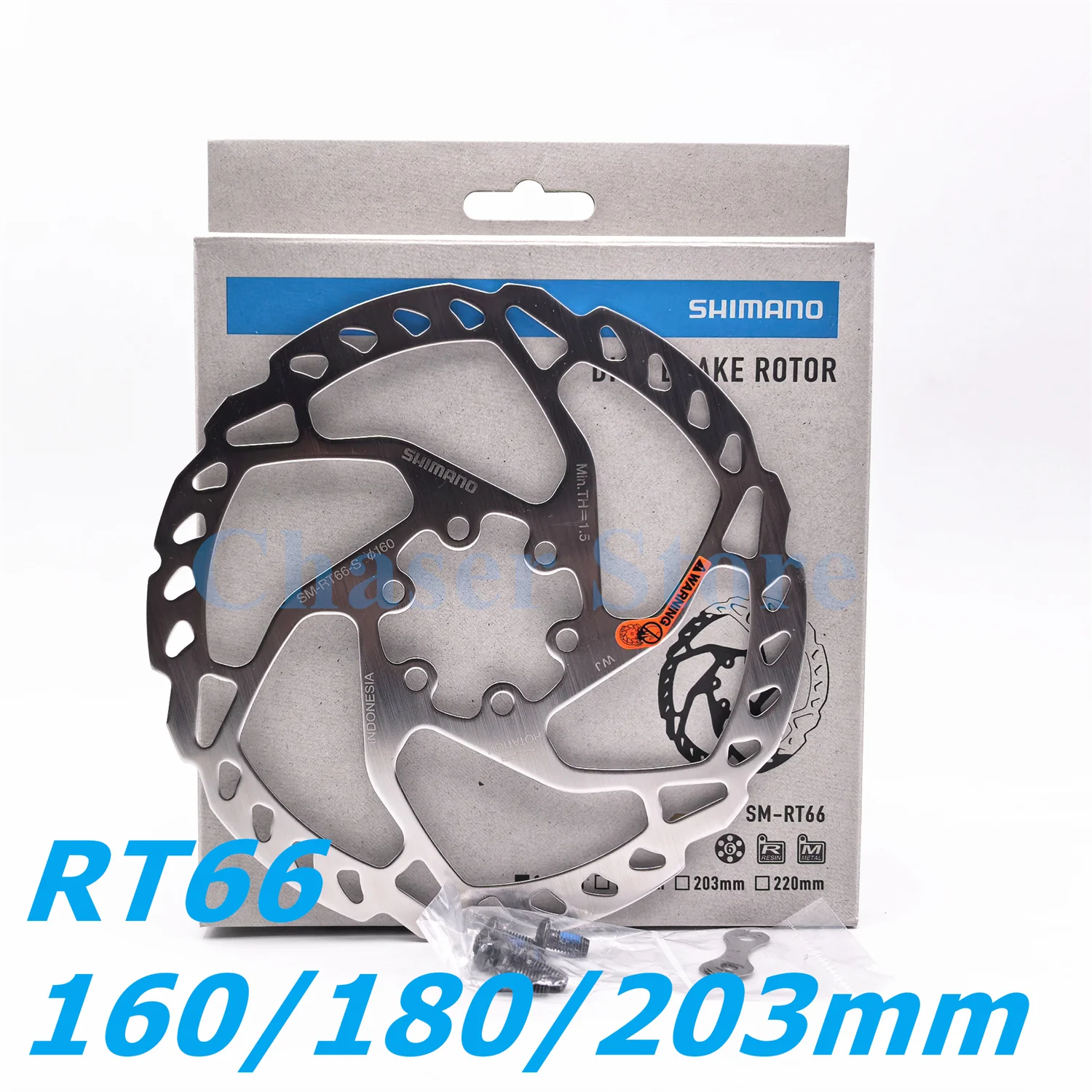 シマノ SM-RT66 バイクディスクブレーキローター 6ボルト 160/180