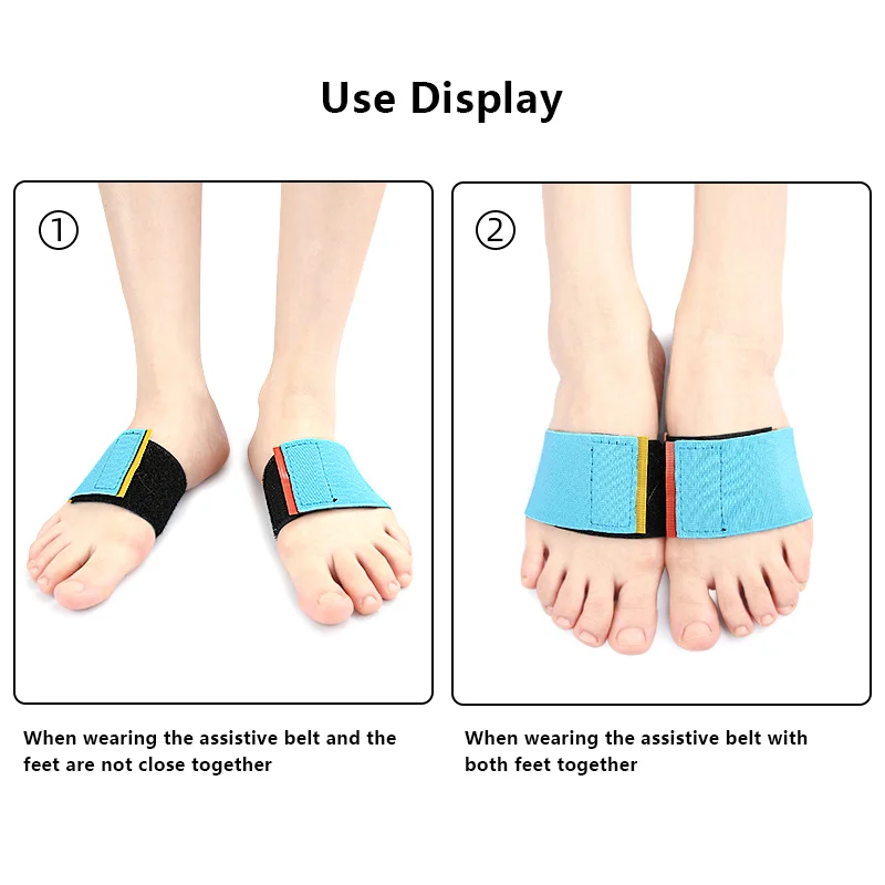 1Pc Dance Equipment Gymnastics Tumbling Trainer Elastic Sticky Feet Together Adjustable Gymnastics Sticky Toes Auxiliary Band