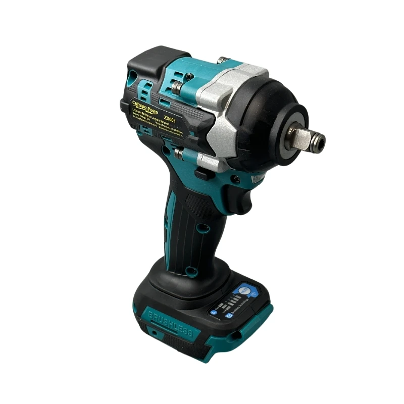 무선 임팩트 렌치, 마키타 충전식 18V 키 임팩트 배터리에 적합, 2800 RPM 렌치 토크, 400Nm 스크루드라이버 전동 공구