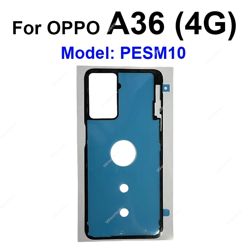 후면 배터리 하우징 커버 스티커, 후면 배터리 하우징 접착 스티커 부품, OPPO Ace2 A36 A56s A76 A77 A96 4G 5G 2022