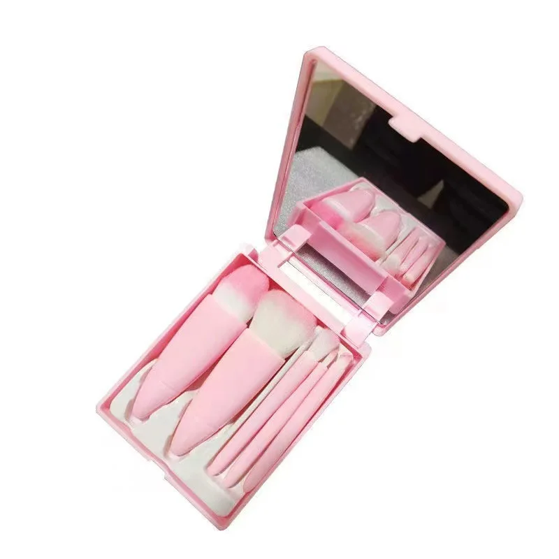 

5Pcs Makeup Brushes Set Soft Fluffy Mirror Cosmetics Foundation Blush Powder Eyeshadow Blending Makeup Brush Beauty Tool