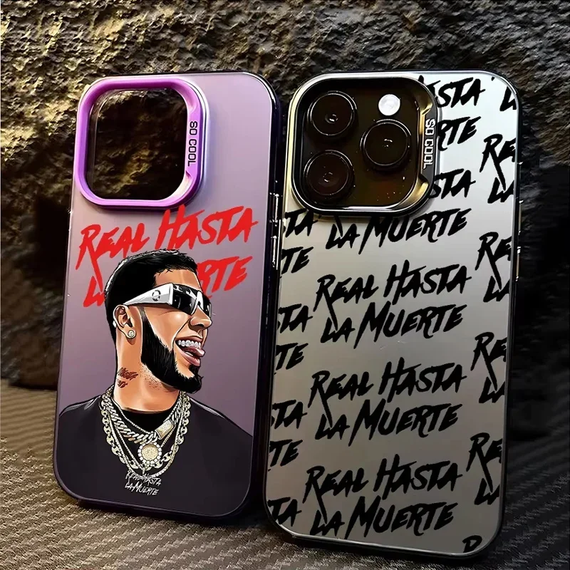 Stylish Anuel AA Matte Phone Case - Anti-Fall Back Cover