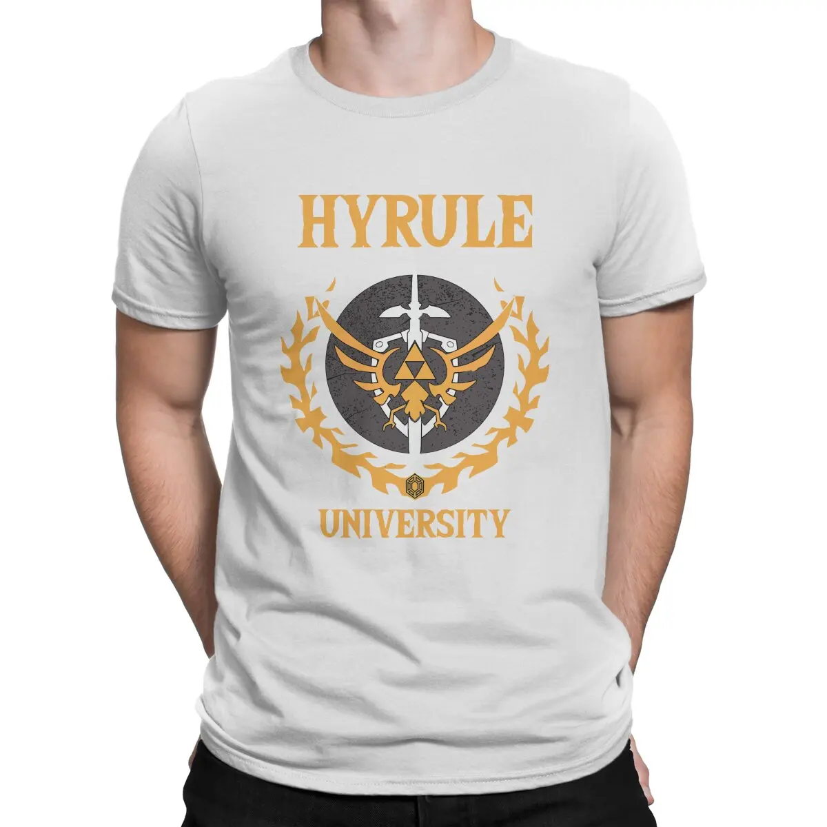 thumbnail image 1 of Camiseta única del equipo universitario de Hyrule, camiseta de Z-Zelda para adultos, 1 of 7