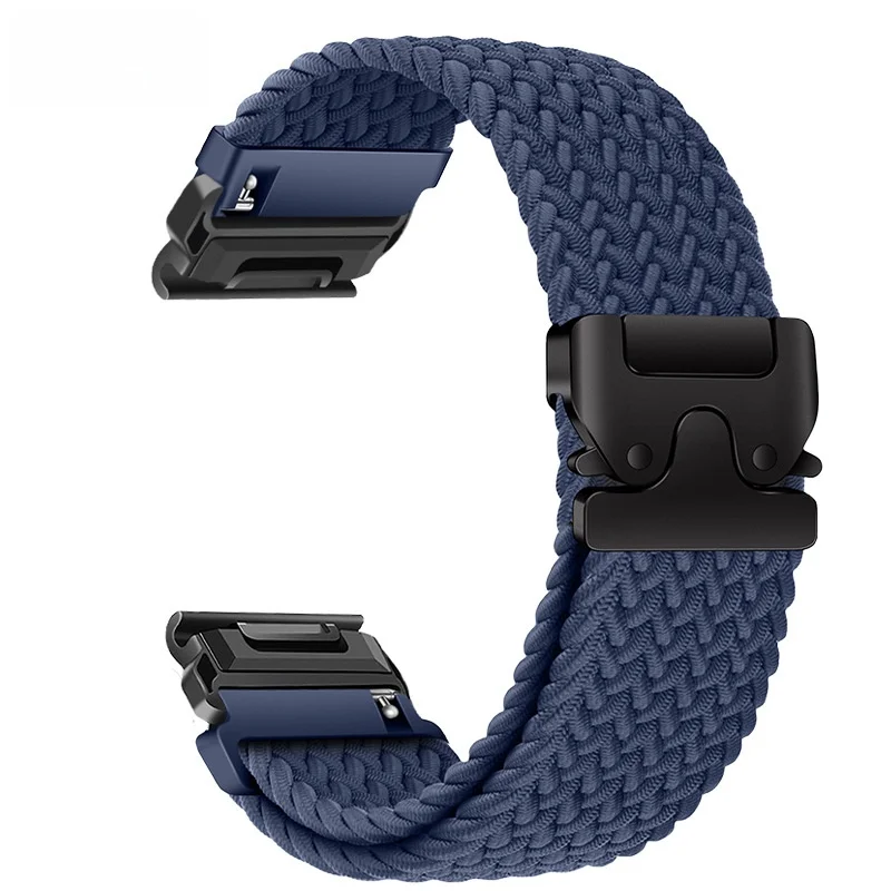 Durable Braided Nylon Watch Strap with Loop Design