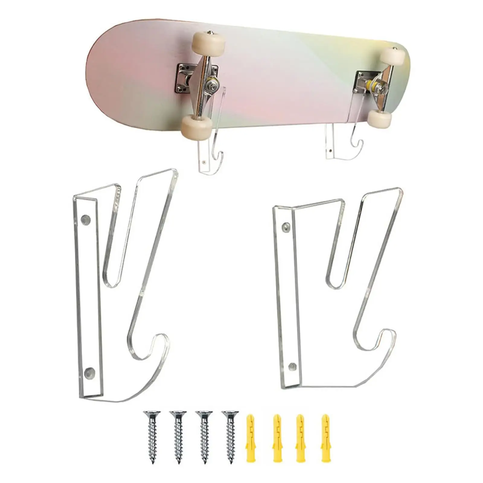 Produktbild von Freeline Skates Vergleich FreeSkates Tragbare Rollschuhe – Geteiltes Skateboard Mit Ahorn-Deck & PU-Rädern (Paar, Inkl. Werkzeug) High-End Kugellager Rollschuhe