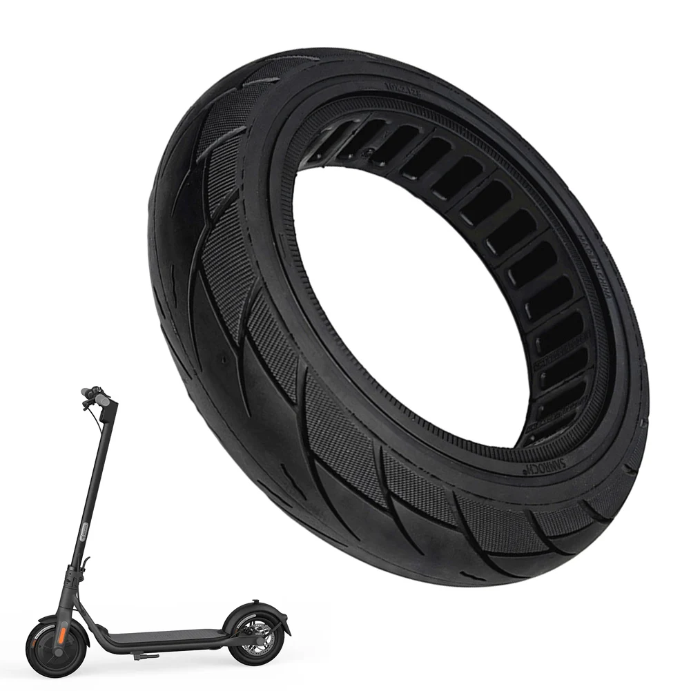 

10 Inch 10x2.125 Solid Tyre For Segway -Ninebot F20/F25/F30/F40 Electric Scooter Rubber Solid Tire Cycling Accessories