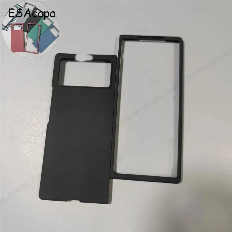 Sandstone Matte Ultra Thin Non-Slip Flip Phone Case - Hard PC Protective Bumper Back Cover