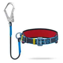 Single Waist Work Safety Belt High-altitude Harness Outdoor Rock Climbing Training Electrician Construction Safe Rope Hook Suits