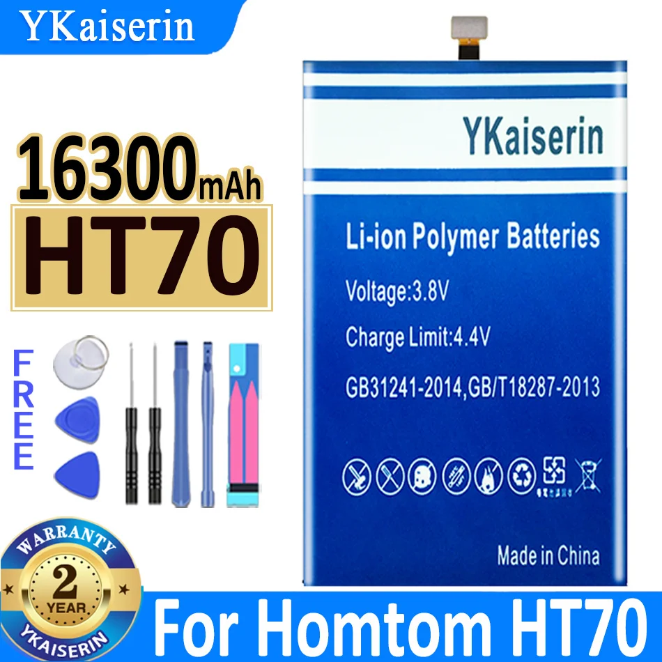 

16300mAh YKaiserin Battery for HOMTOM HT70 Batteries + Tracking Number Bateria