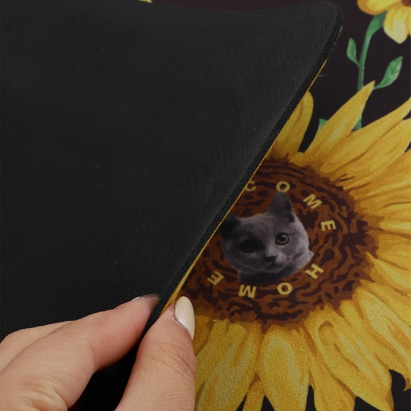 Title 8, Daisy Pet Feeding Mat Waterproof Dog Cat Mat So...