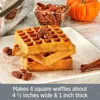 All-Clad 2100046968 99010GT Stainless Steel Belgian Waffle Maker with 7 Browning Settings, 4-Square, Silver 3