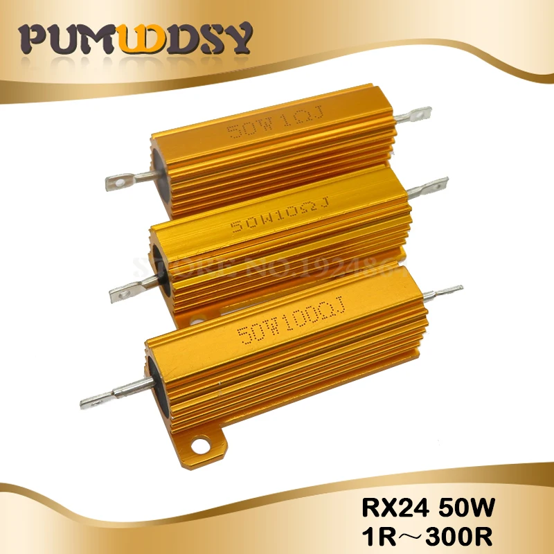 High-Power Gold Aluminum Resistor with Multiple Resistance Options