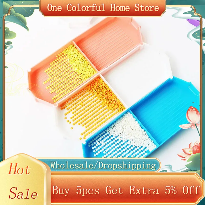 Diamond Painting Storage Tray Cross Stitch Plastic DIY Art Embroidery Accessory Large Capacity Capacity Women Gift