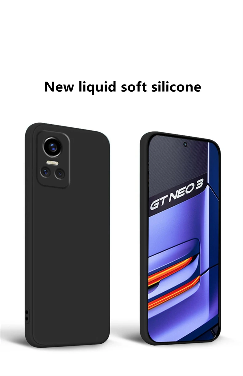 Funda For Realme GT Neo 3 Case Stylish Phone Cover For Realme GT Neo 3 Case Soft Silicone Camera Protection Shockproof B_voghion.com