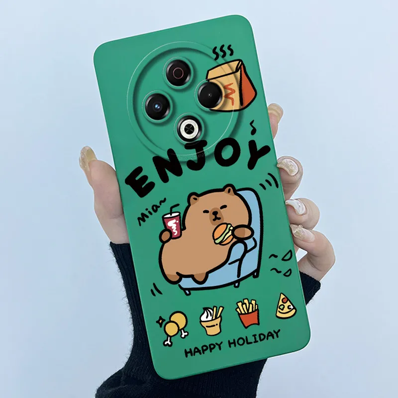 Soft Silicone Phone Case with Sweet Printed Design