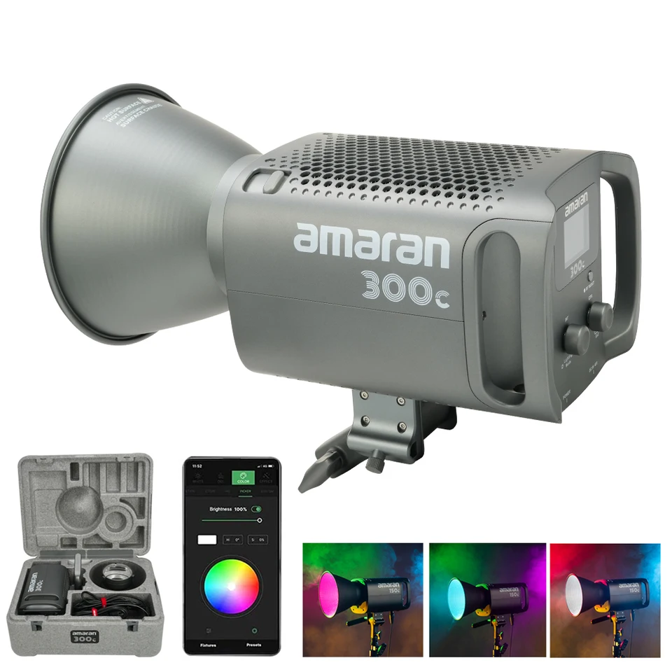 amaran 300c RGB ledライト Amazon.com : Aputure Amaran 300c RGB COB Video Light Bowen