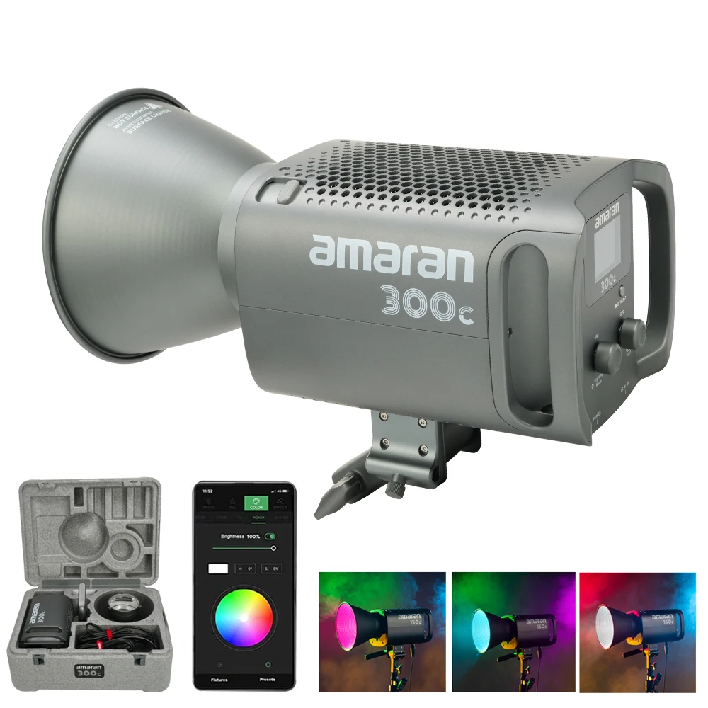 Aputure amaran 300C RGB Video Light Full Color 2500K-7500K Bowens 