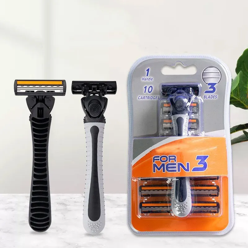 Manual Shaver Three-layer Blade Shaver Unisex