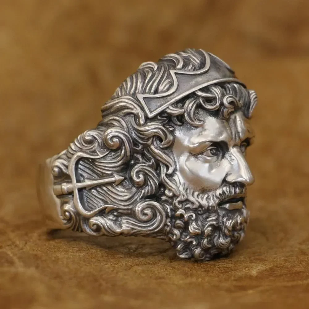 

Новое поступление, ювелирные изделия, искусственная текстура, портрет красивого мужского кольца, мужское кольцо для мотоциклиста, Крутое кольцо, подарок