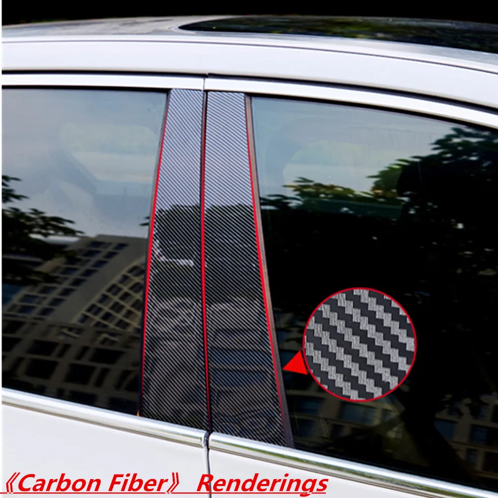 Trumpchi GS5 GS8 EMPOW 2012 2013-2024 자동차 PC 재료 기둥 포스트 커버 도어 트림 창 몰딩 스티커 플레이트 액세서리