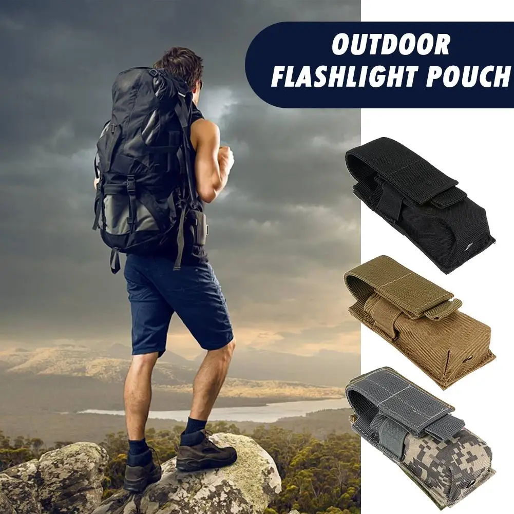 

Tactical M5 Flashlight For Molle Pouch Single Magazine Holster Torch Holder Utility EDC Tool Outdoor Hunting Knife Light Ba A9F6