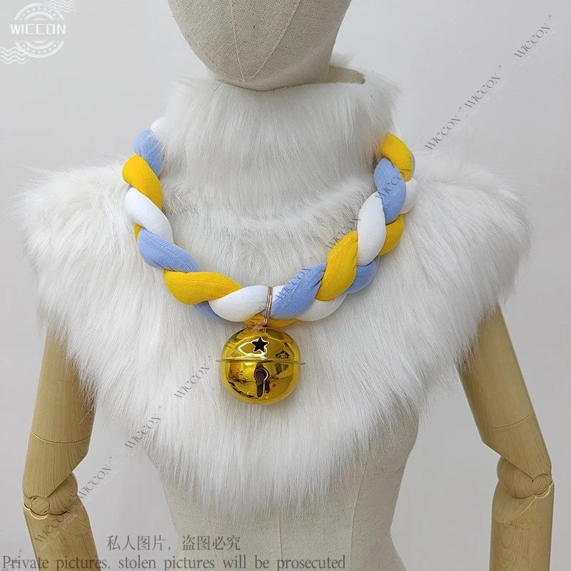 Triple Plait Bell Collar Fursuit Kigurumi Furry Suit Kig Woman Man Comic-Con Character Masquerade Role Play Unisex Party Gift cosplay costumes kigurumi pajamas