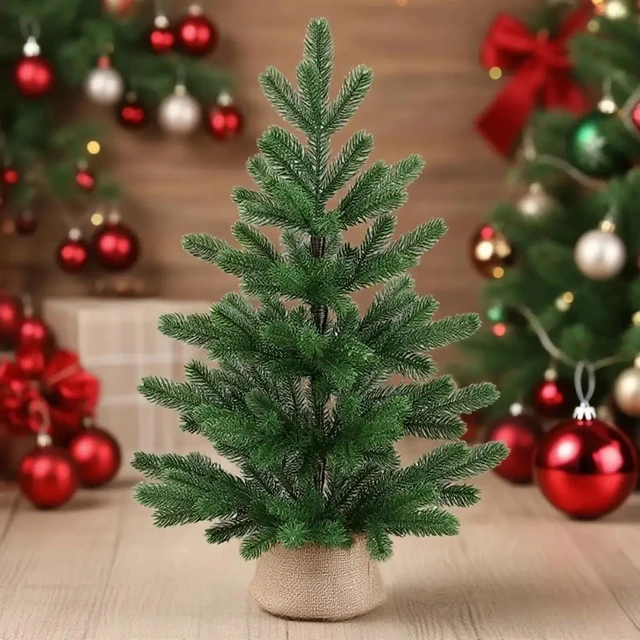 Classic Artificial Christmas Tree Family Festival Atmosphere Desktop Ornaments Christmas Party Delicate Decoration Supplies 1