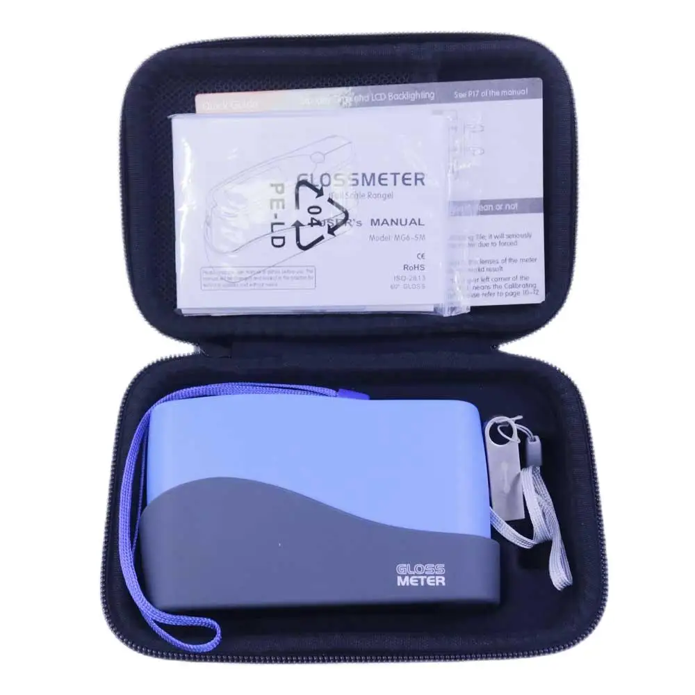MG6-SM Metal Gardner Meter Portable Gloss Tester Digital Glossmeter 0.0 to 999Gu 60 Angle
