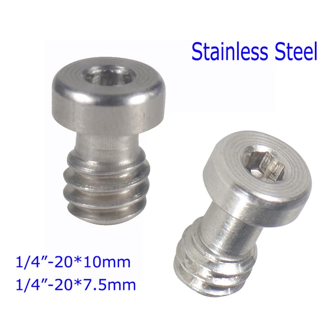 Adattatore Filettato Set 8 Adattatori Vite Treppiedi - Convertitori 1/4" E 3/8" Per Fotocamere, Cavalletti E Supporti Adattatori Per Attrezzatura Video - Foto 3