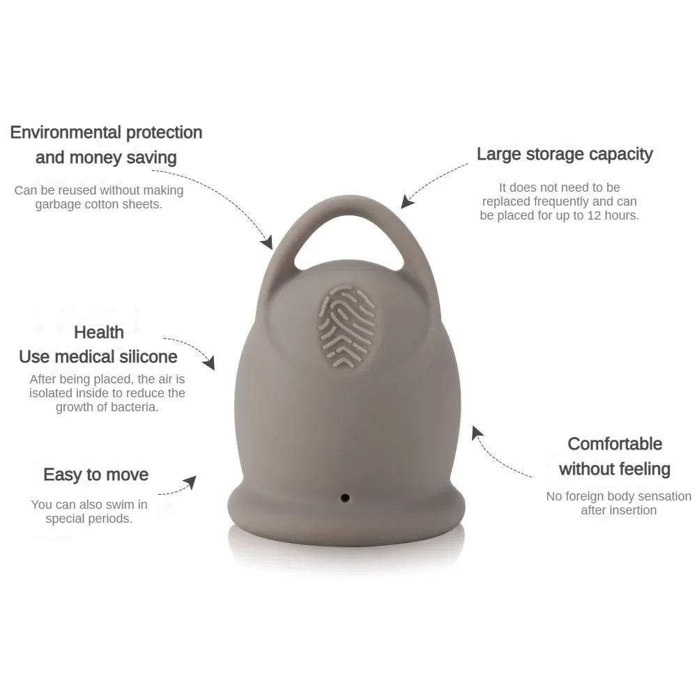 Pull Ring Menstrual Cup Silicone Period Cup Interchangeable Period Products Soft Menstrual Disc Copa Memstrual menstrual cup sterilizer