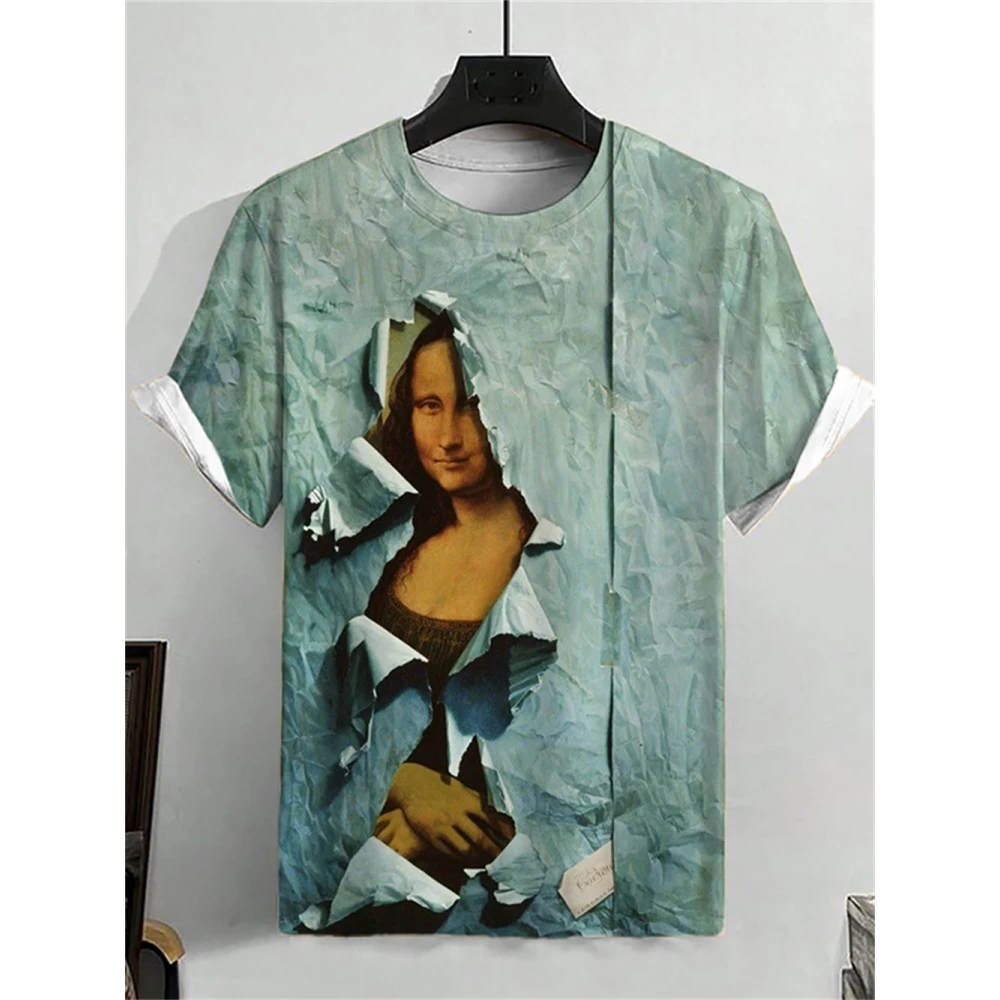 

Men's T-Shirt Casual Fashion 3d Print Short Sleeved Summer Retro T-Shirt For Men Clothing Street Breathable T Shirt Top Tee