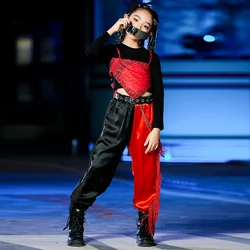 Children Jazz Dance Girls Dance Costumes Kids Fashion Catwalk Show Kpop Stage Performance Clothing Hip Hop Street Dancer