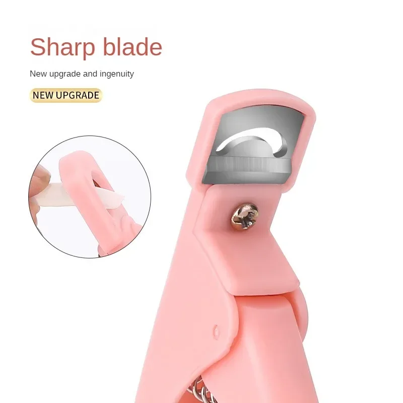 U-Shaped French False Nail Scissors Professional Stainless Steel Head Nail Clipper Acrylic Gel French False Nail Tips Clipper 4