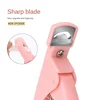U-Shaped French False Nail Scissors Professional Stainless Steel Head Nail Clipper Acrylic Gel French False Nail Tips Clipper 4