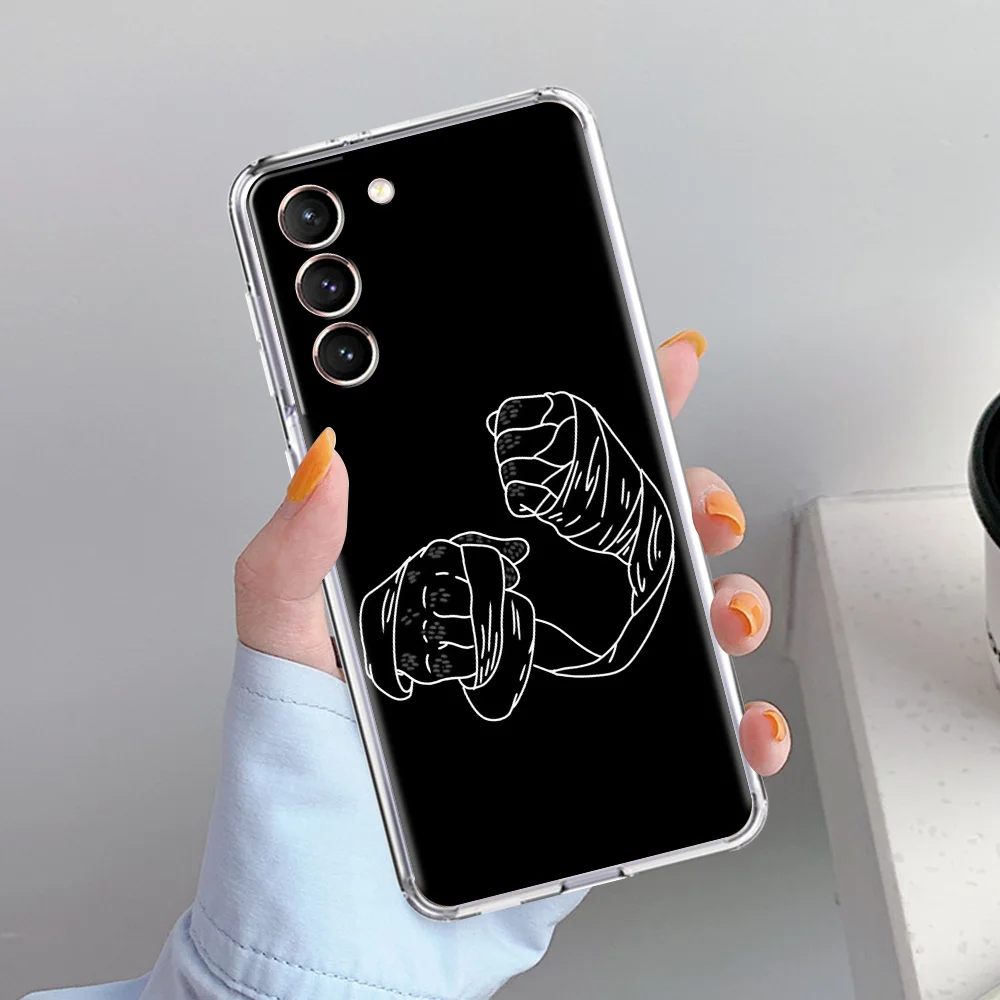 Boxing Champion Themed Soft Clear Phone Case