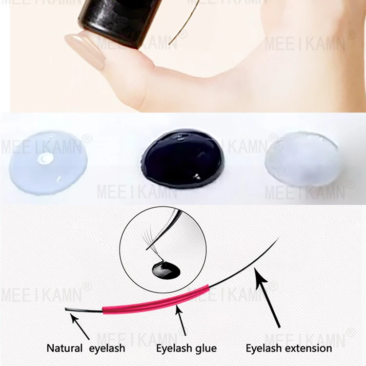 5 ml hautfreundlich, wasserfest, keine Reizung, große Luftfeuchtigkeit, Temperaturbereich, Private Label-Wimpernkleber, individueller Wimpernkleber – Detail 11