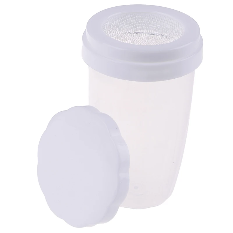 Plastic Shaker Icing Sugar Powder Flour Powder Cocoa Coffee Sifter Shakers Tools kitchen tools