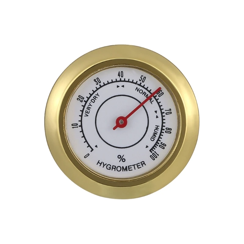 시가 습도 감지기 습도계, 정확한 휴대용 미니 기계식 습도계, 온도계, 43mm