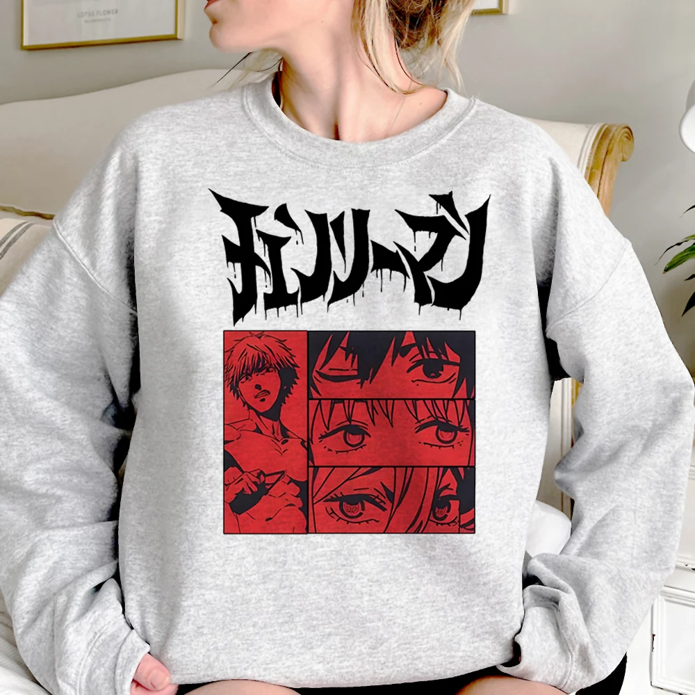 

Chainsaw Man hoodies women streetwear anime tracksuit Hooded Shirt female aesthetic clothes