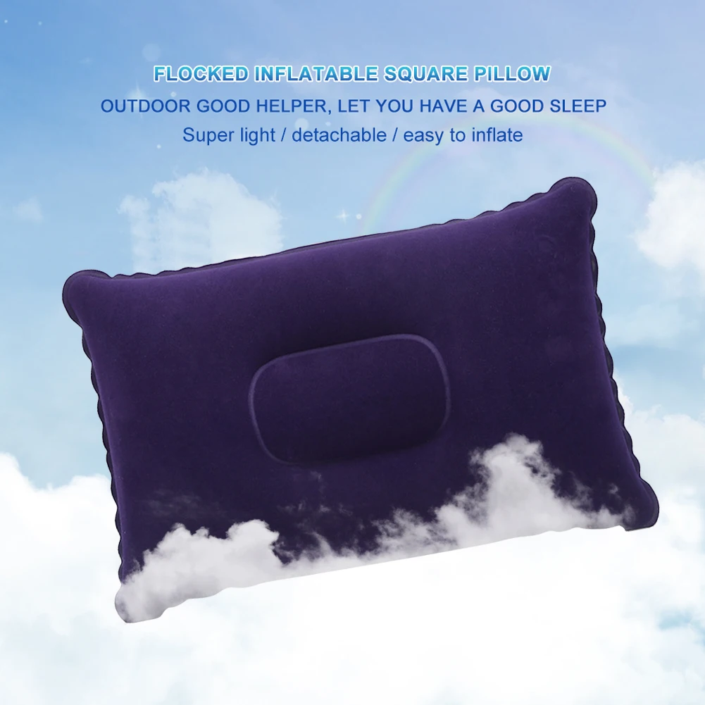 1/2PCS Ultralight Inflatable Air Pillow Outdoor Camping Pillows PVC Sleeping Pillow Travel Lumbar Head Rest Backrest Cushion inflatable pillow