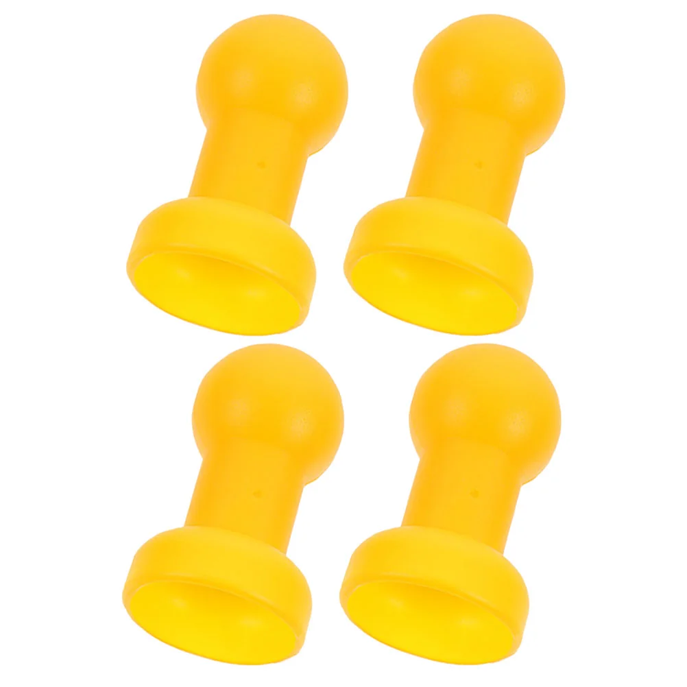 4Pcs Trampoline Pole Caps Steel Pipe Cap Wear Resistant Rod Cover Furniture Parts Replacement Trampoline Accessories Trampoline